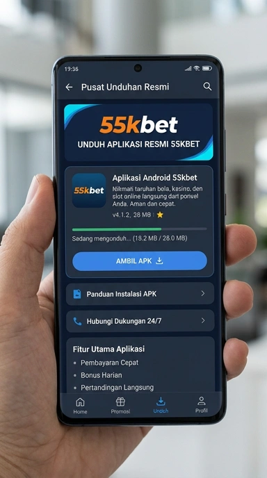 Cara Unduh dan Instal APK 55kbet di Android