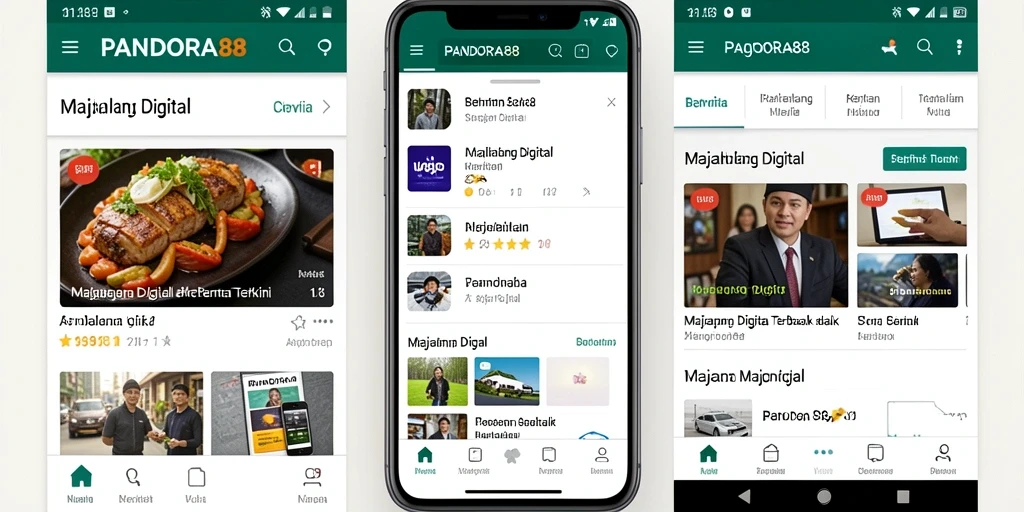 Tampilan antarmuka PANDORA88 yang menarik dan informatif.