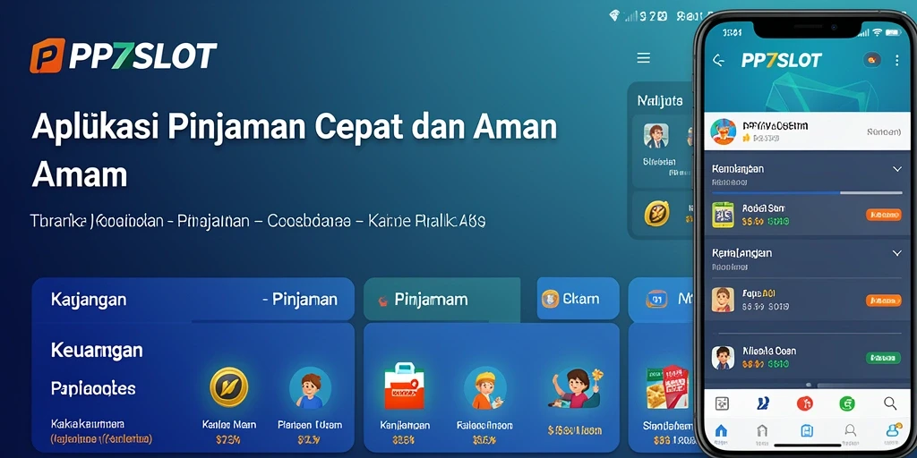 Tampilan antarmuka aplikasi PP7SLOT yang user-friendly dan interaktif.